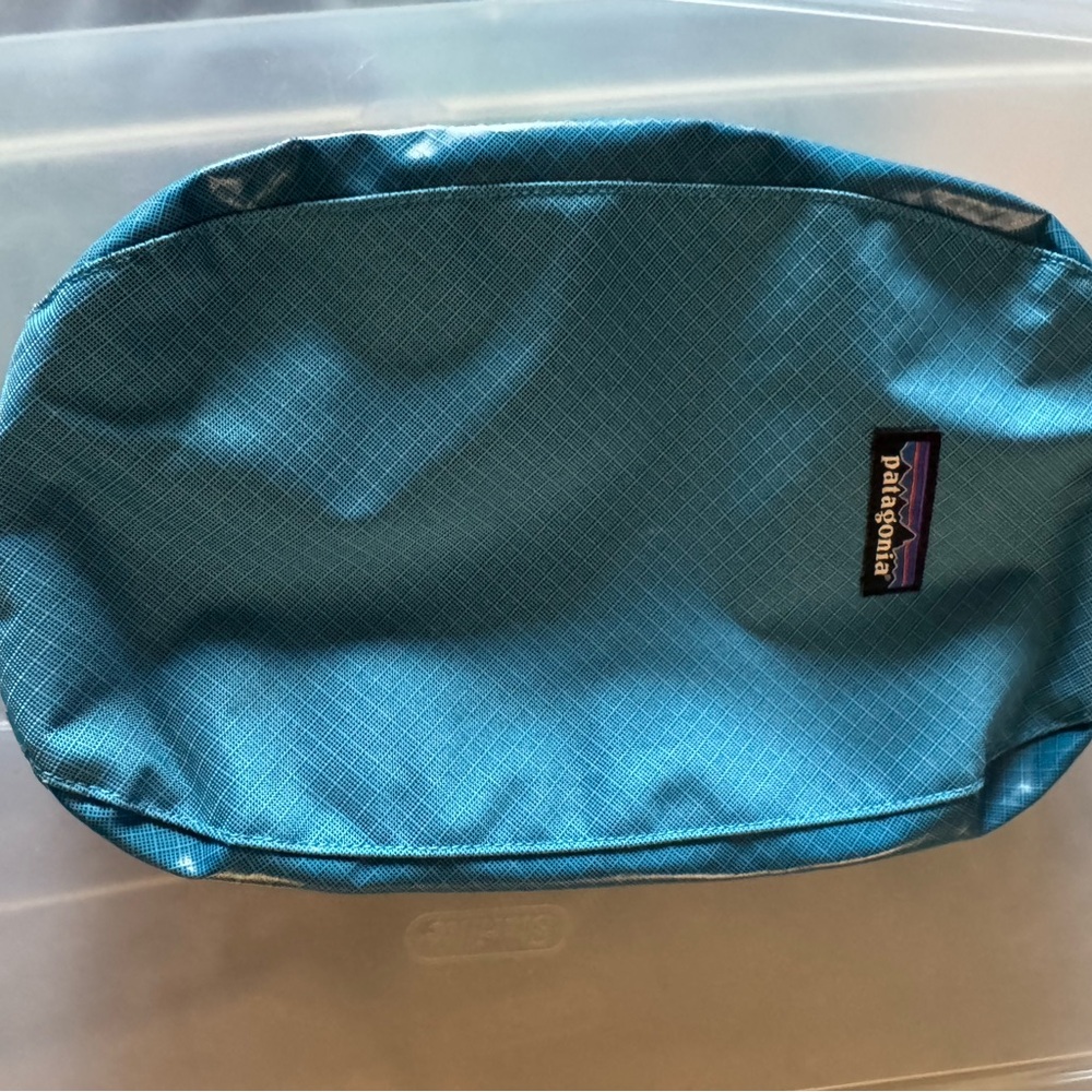 Patagonia Blue Travel Pouch